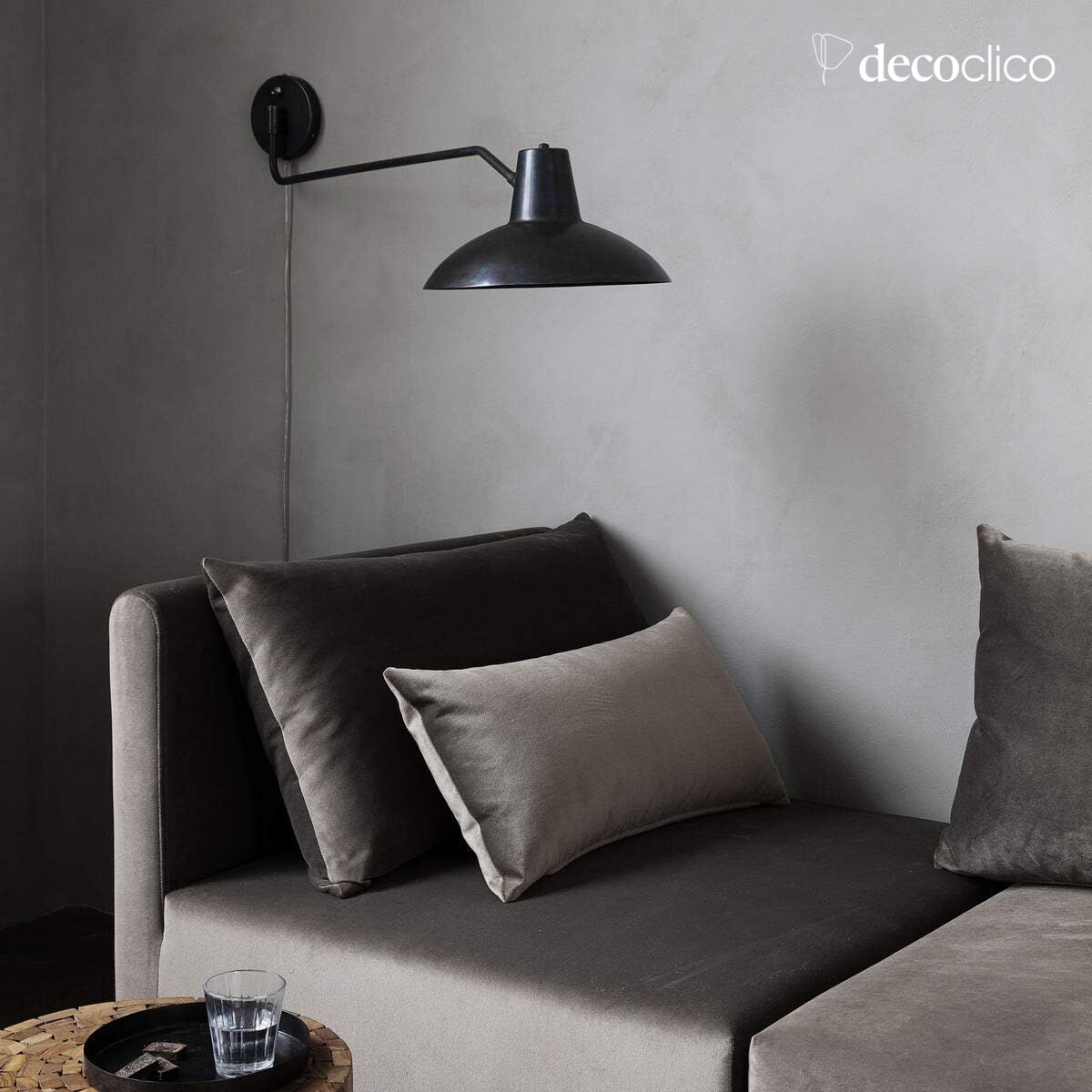 Applique murale en métal finition antique Desk