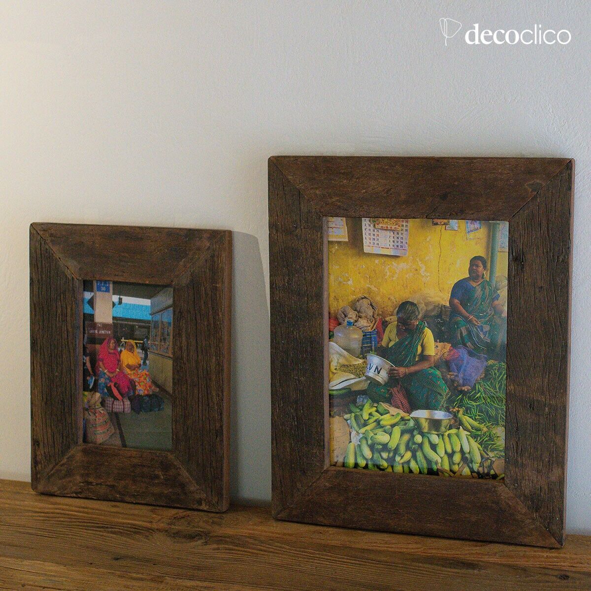 Cadre photo en bois recyclé Vermont