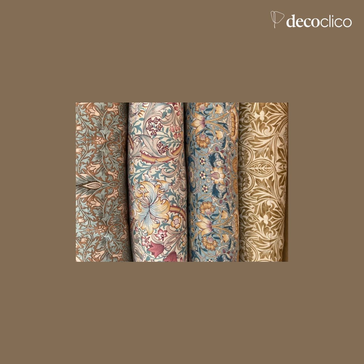 Coussin en popeline de coton doré 50x33 Brocade