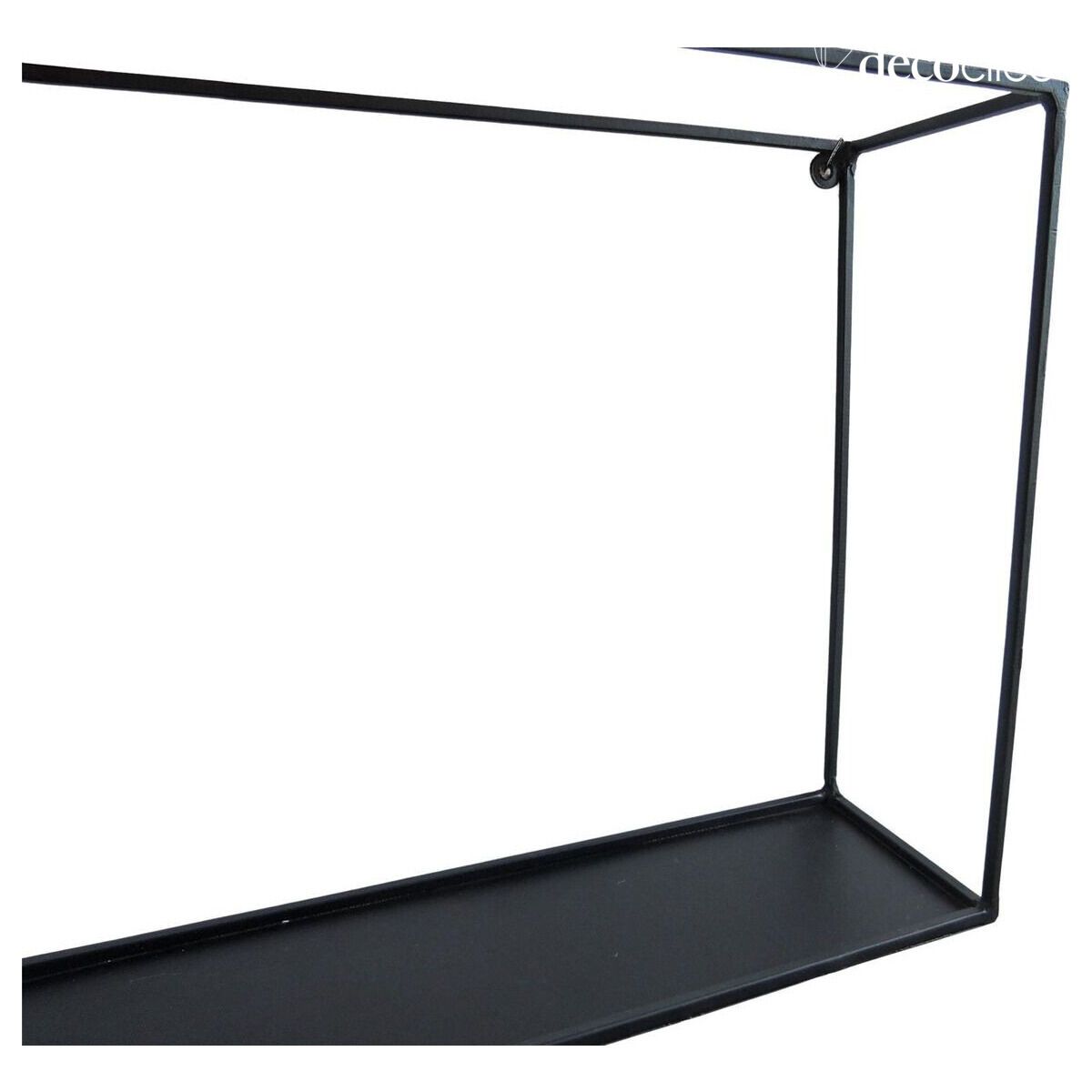 Etagère murale en métal filaire noir mat (lot de 4) Uptown