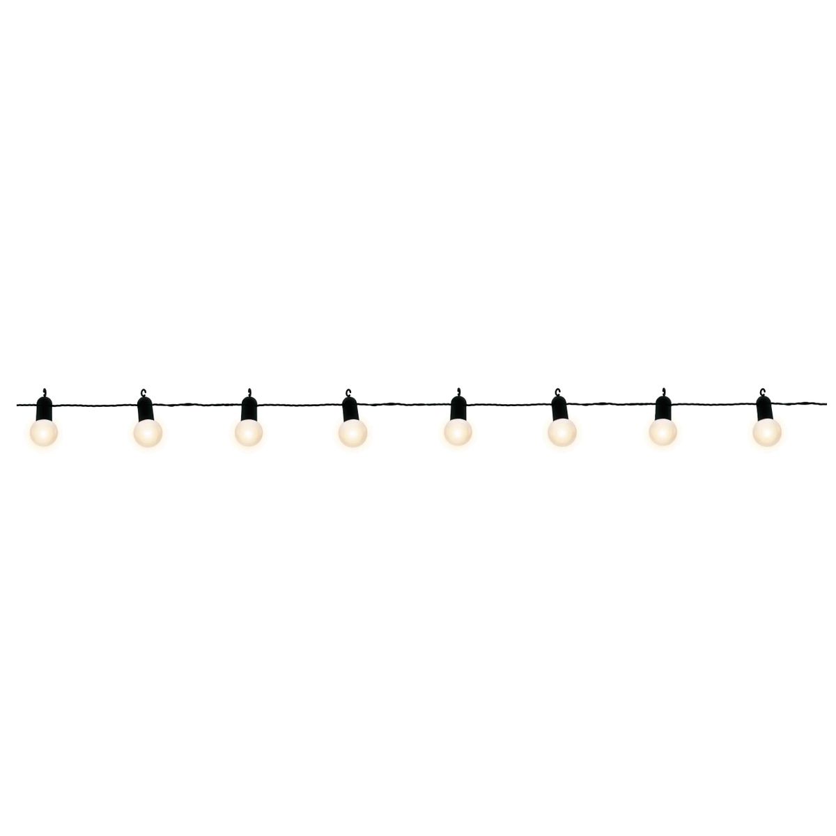 Guirlande lumineuse guinguette solaire ou secteur 10 ampoules multicol –  Decoclico