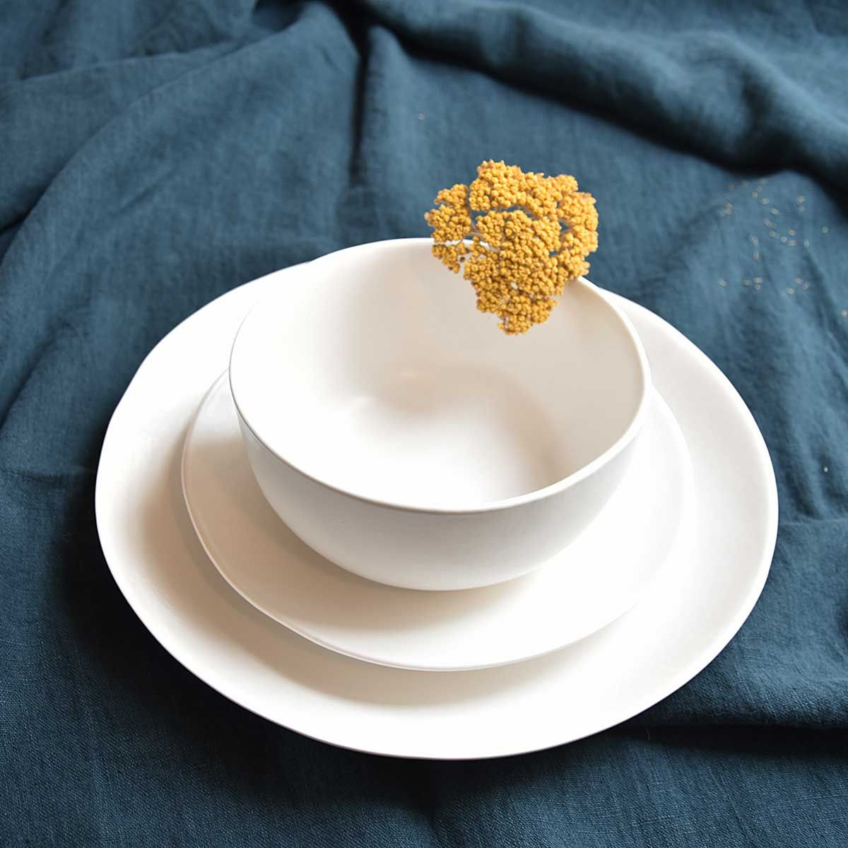 Set de 4 assiettes à dessert en céramique Fauna – Decoclico