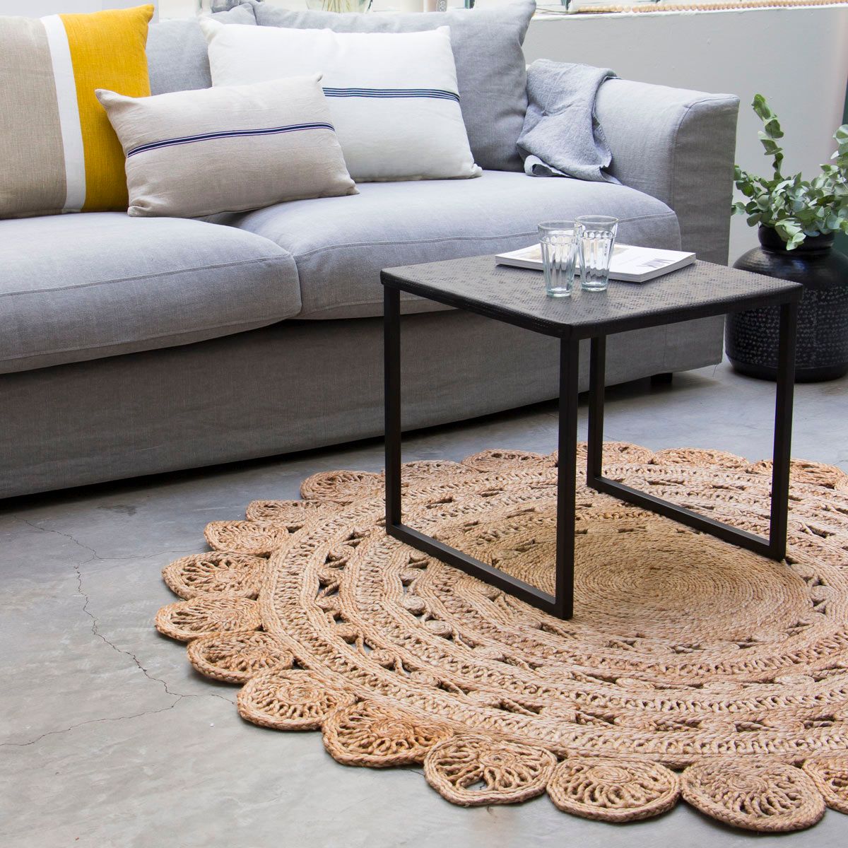 Tapis rond salon : large choix de tapis rond pour salon – RueDuTapis