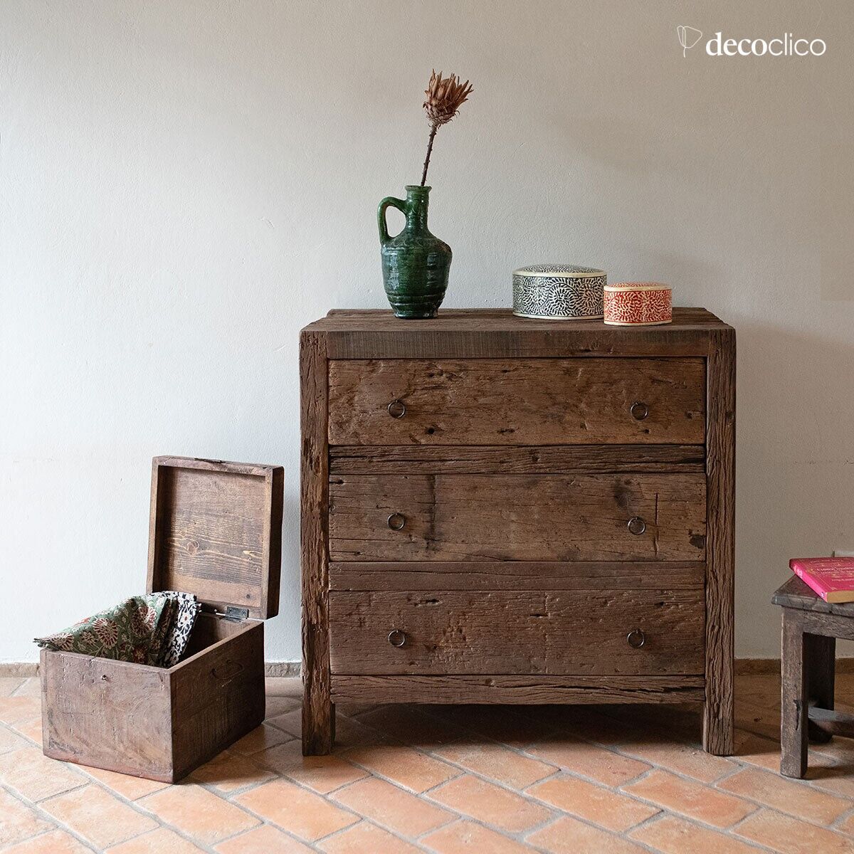 3-drawer chest made from recycled wood Vermont