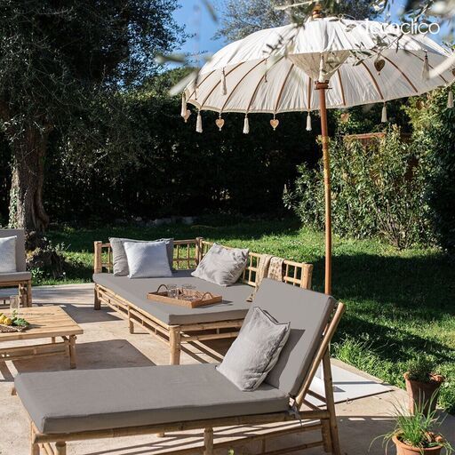 Mobilier outdoor : collection Taman en bambou naturel par Decoclico