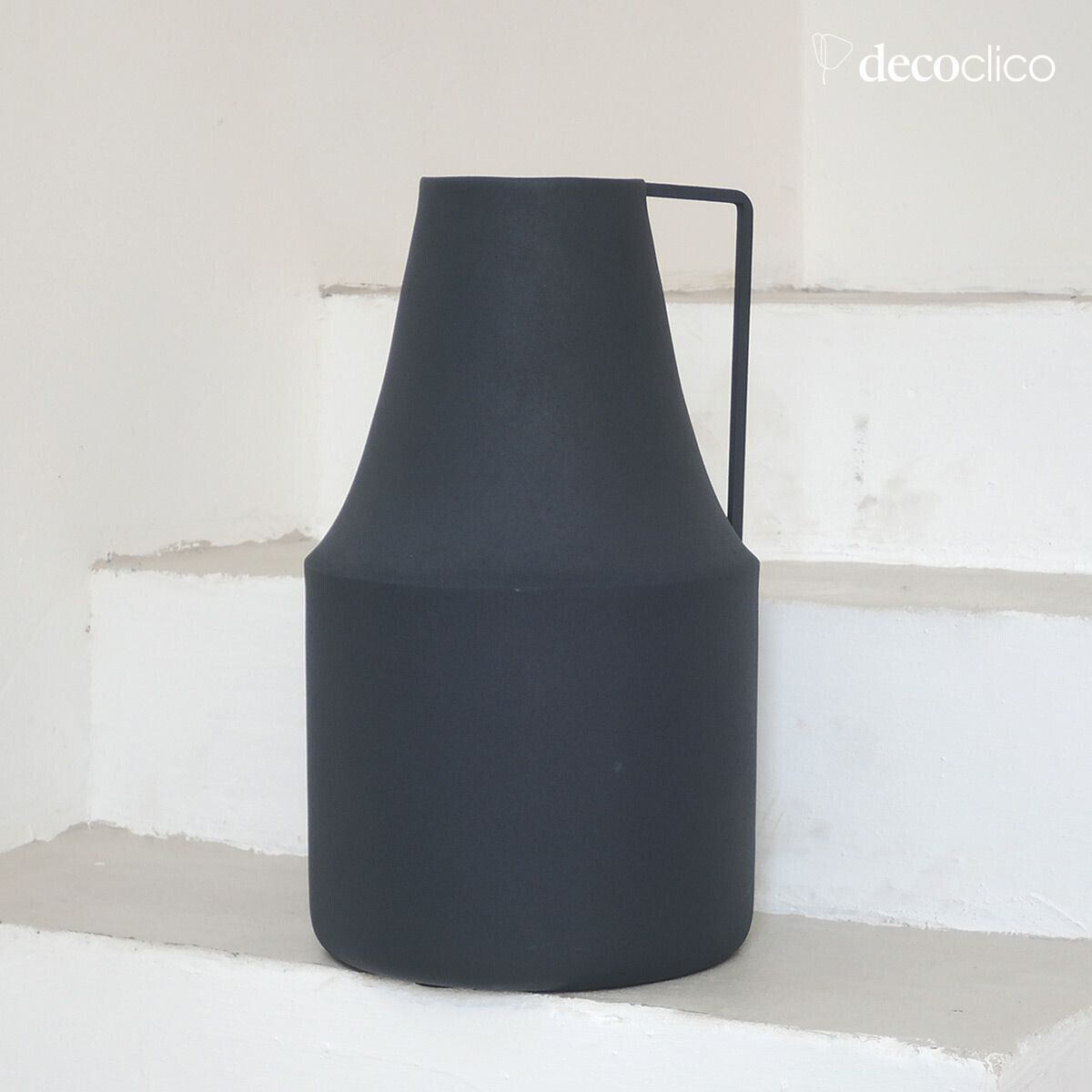 Ink-colored metal milk jug H38 cm  Tosca