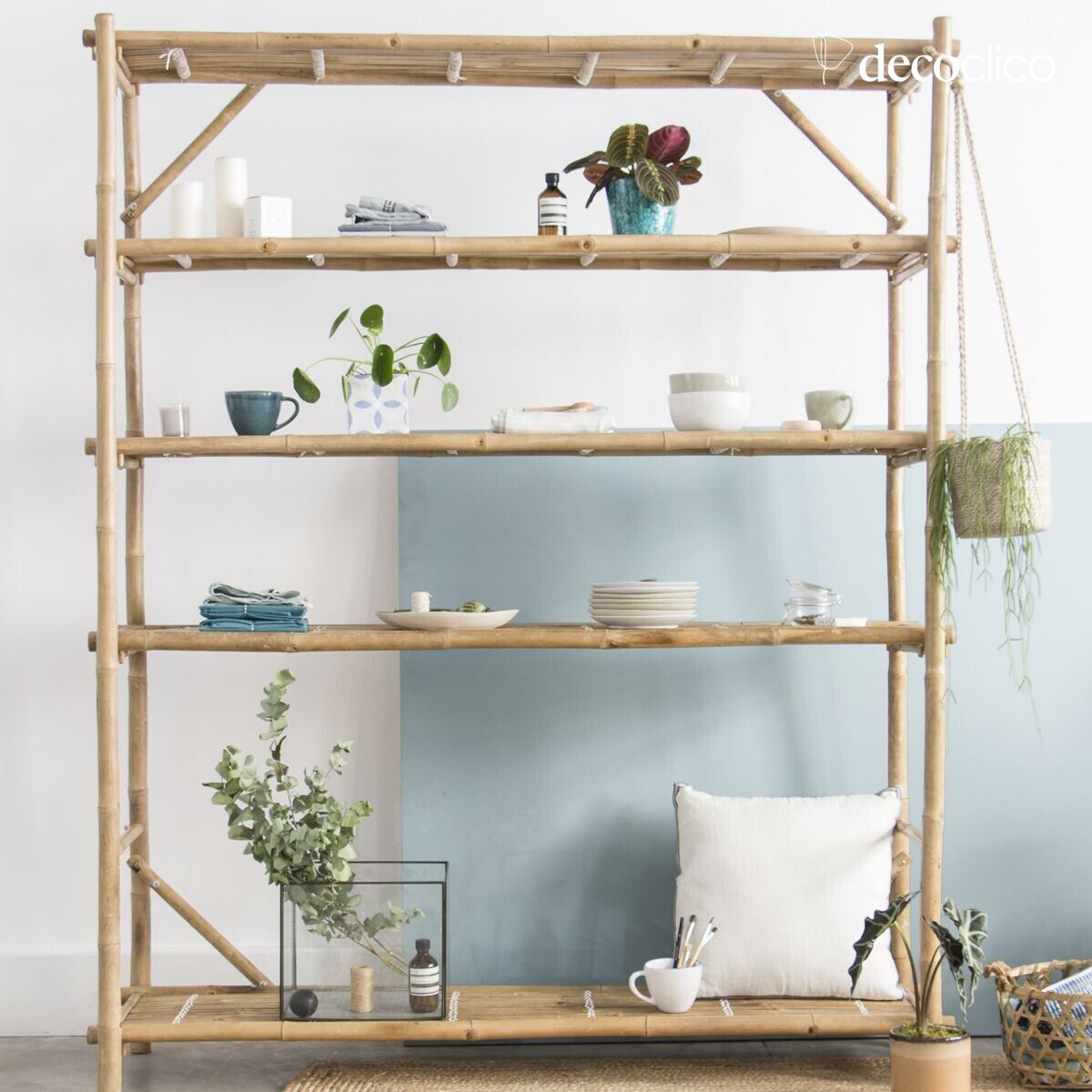 Natural bamboo bookshelf Taman