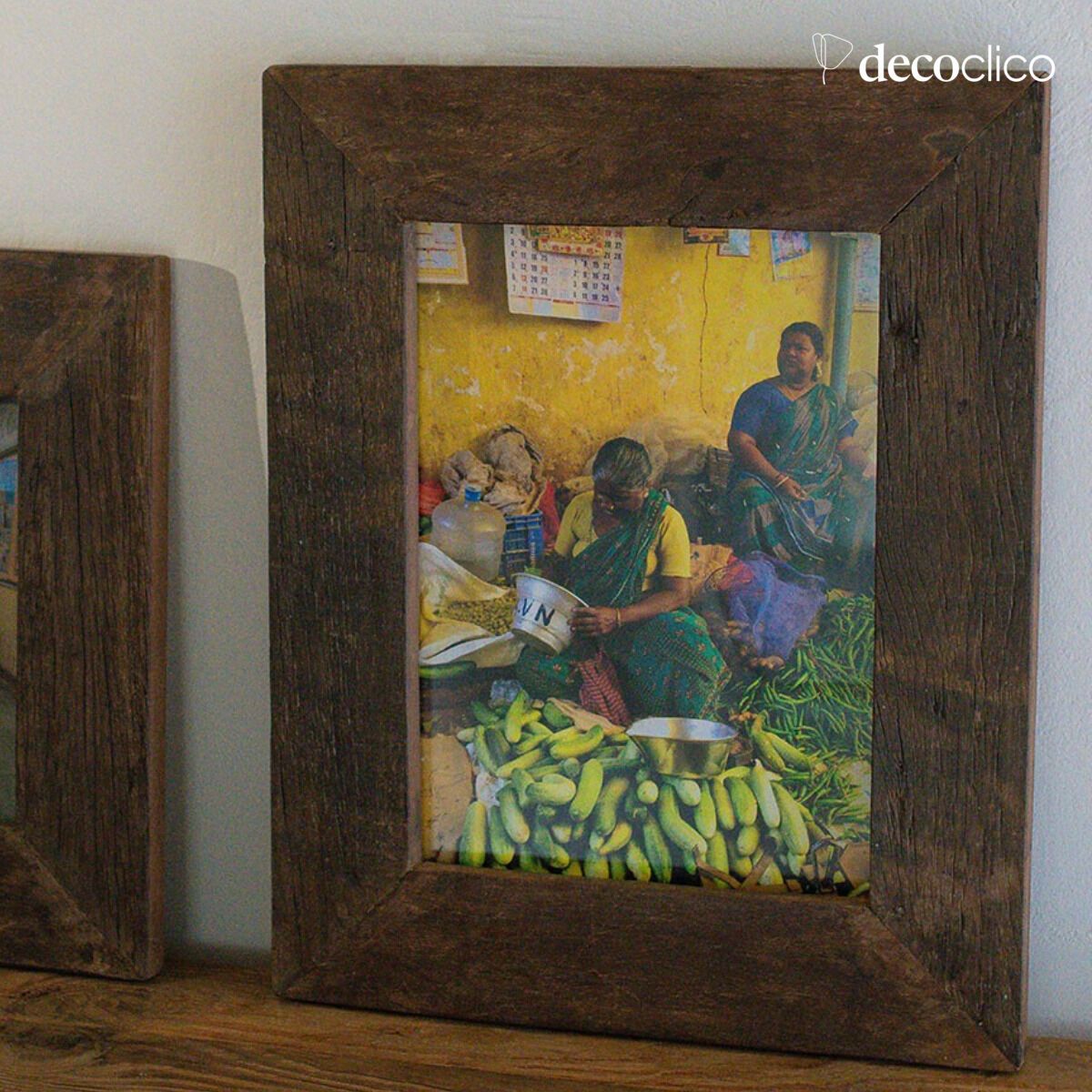 Photo frame in recycled wood Vermont