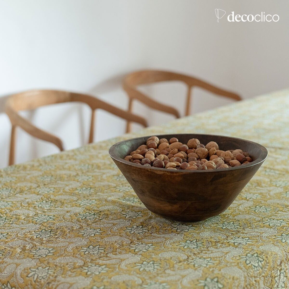Recycled wooden salad bowl Pamir