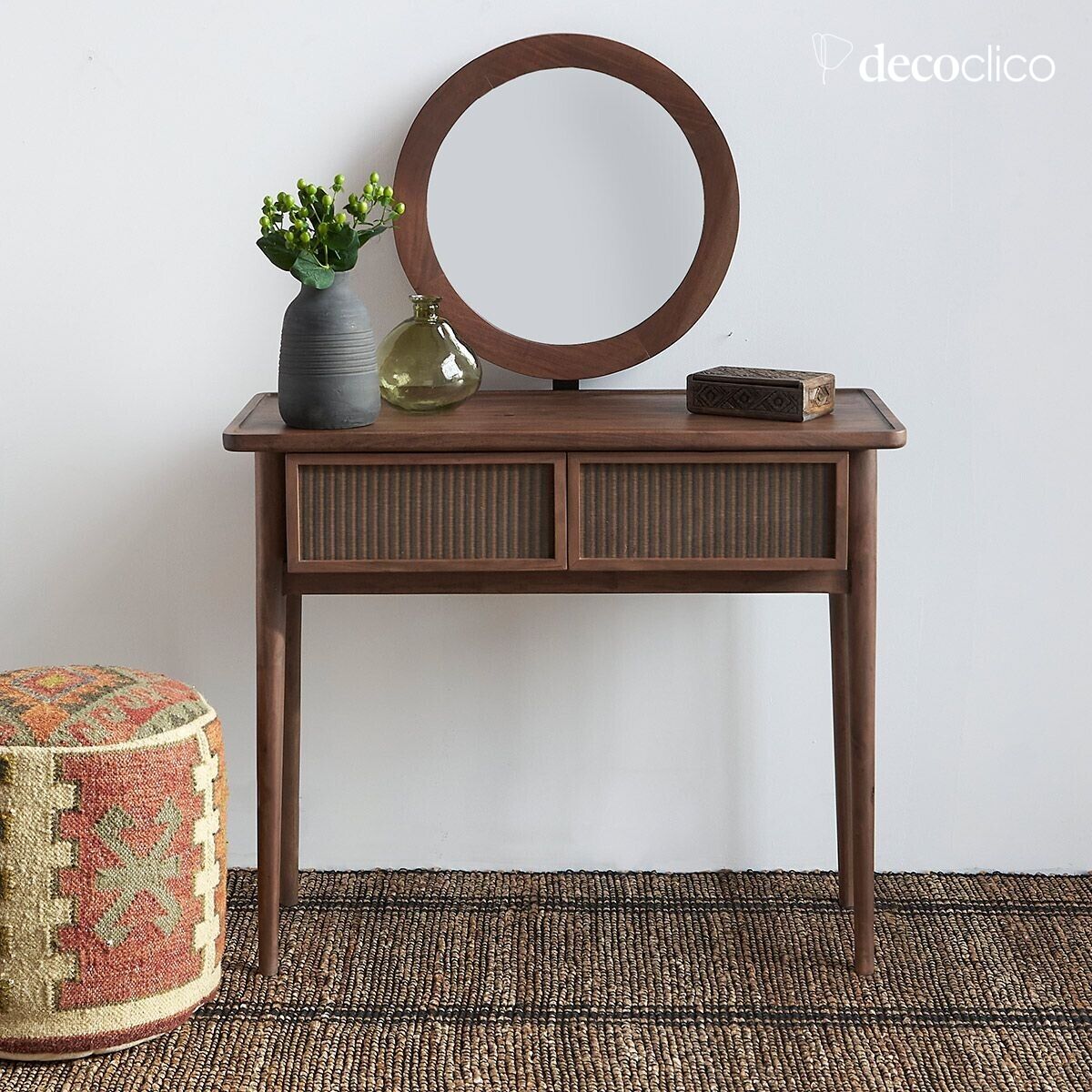 Solid acacia dressing table Tatami