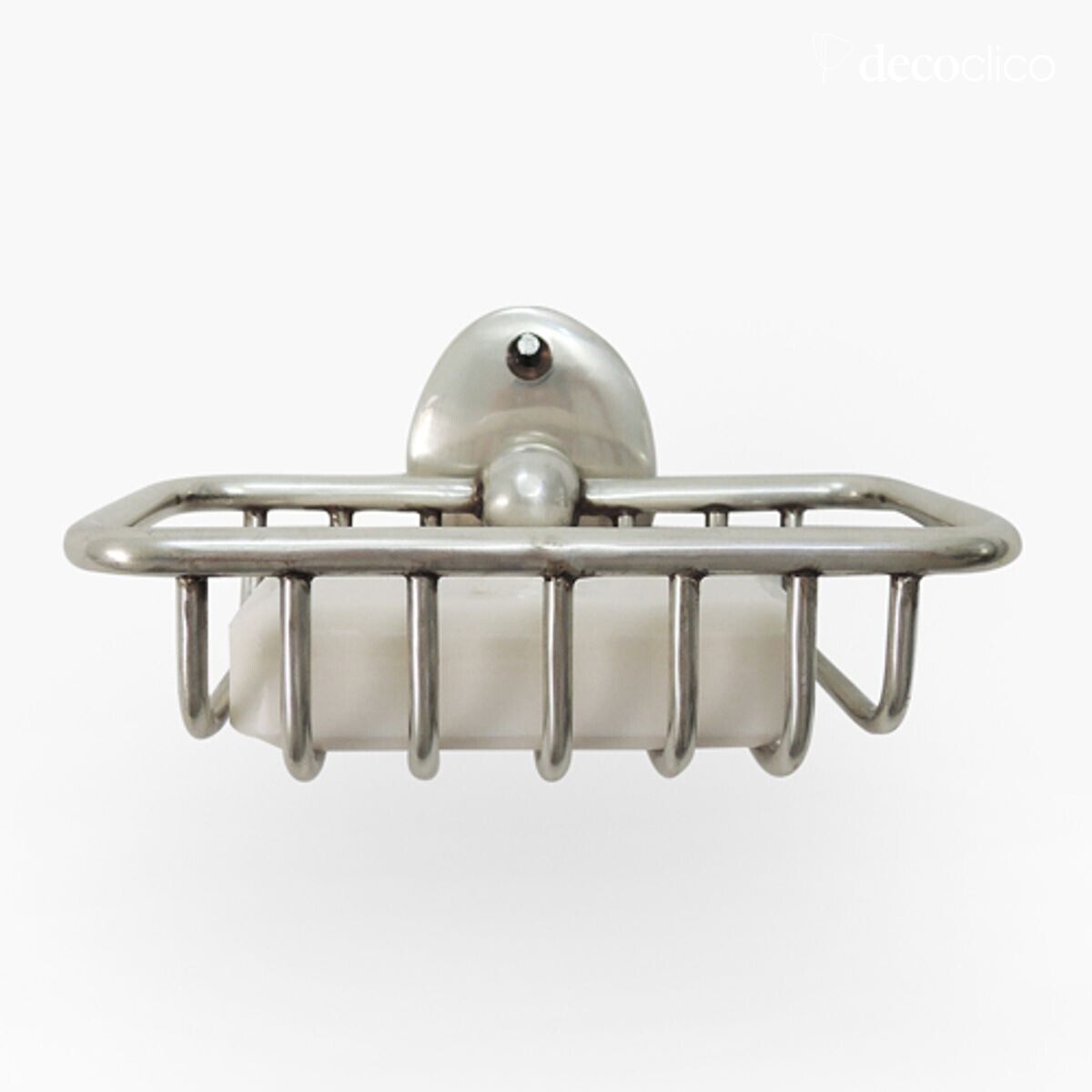 Wall-mounted soap dish in nickel silver Chaumont