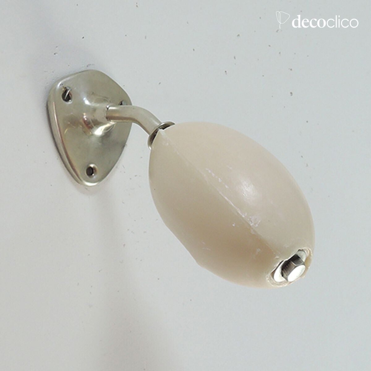 Wall-mounted soap holder in nickel silver Chaumont