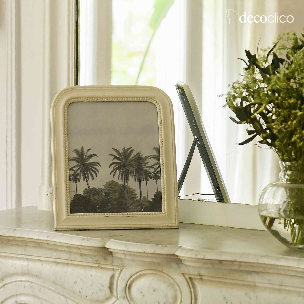 White trumeau-style photo frame 31 x 26 cm Manderley